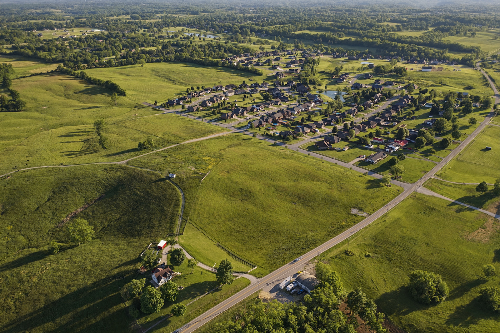 Golf cart access to Wild Turkey Trace Golf Course from The Overlook subdivision, Lawrenceburg, KY — 3 minutes from homesites on Nautical Way